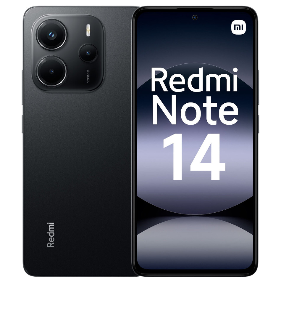 Foto do Produto CELULAR XIAOMI REDMI NOTE14 DUAL 256GB/8GB 5G MIDNIGHT BLACK