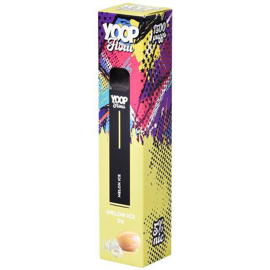 Foto do Produto Vaper Descartável Yoop Flow Melon Ice 1500 Puffs