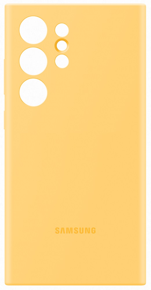 Foto do Produto Capa Samsung Galaxy S24 Ultra Silicone EF-PS928TYEGWW - Yellow