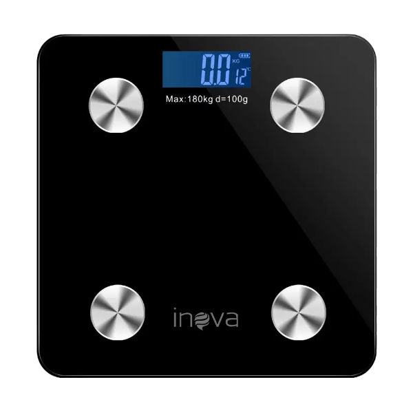 Foto do Produto Balança Digital Inova BL-203 Para Peso Corporal Suporta Até 180KG - Preto