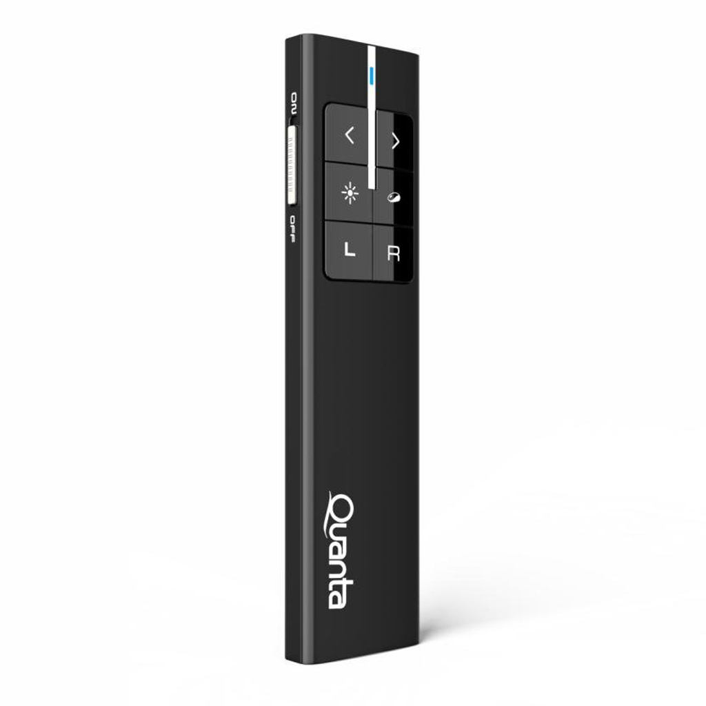 Foto do Produto Apresentador de Slides Quanta QTPLM30 - Com Laser - Wireless - Preto