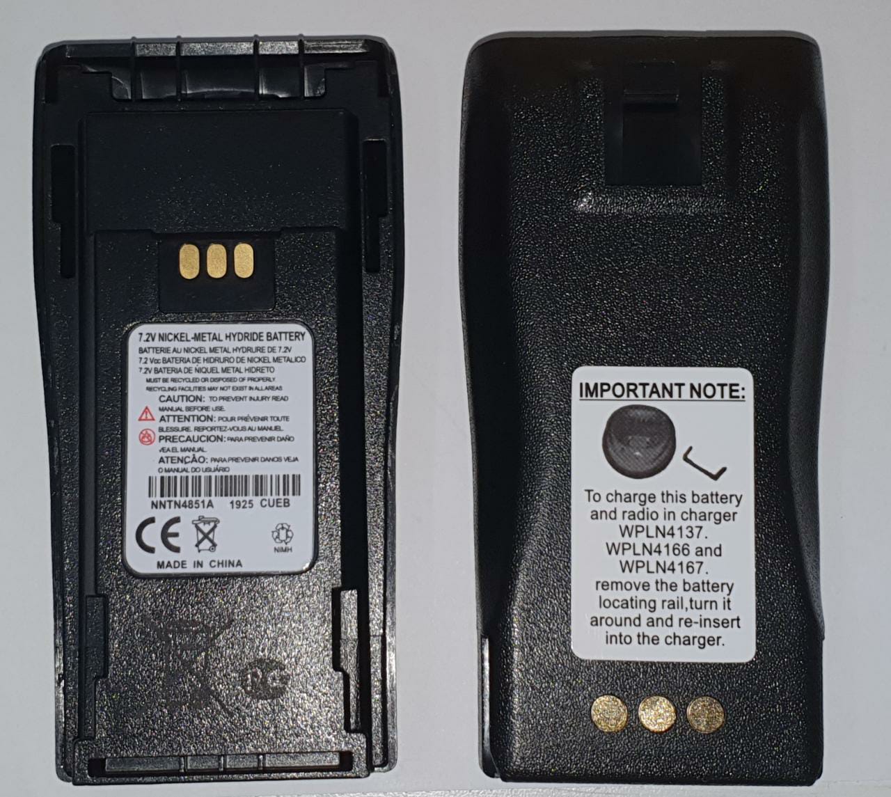 Foto do Produto BATERIA MOTOROLA NTN4851 EP-450 1500mah NICKEL