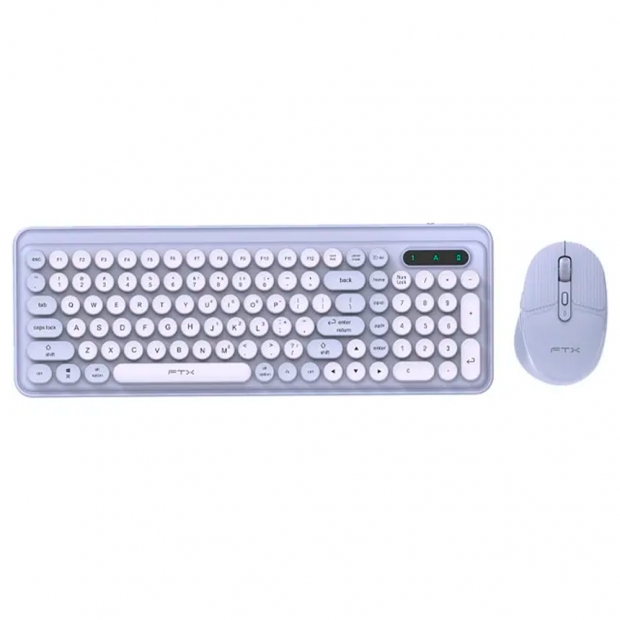 Foto do Produto TEC/MOUSE FTX FTXGK02 WIRELESS ESPANHOL ROXO 106111