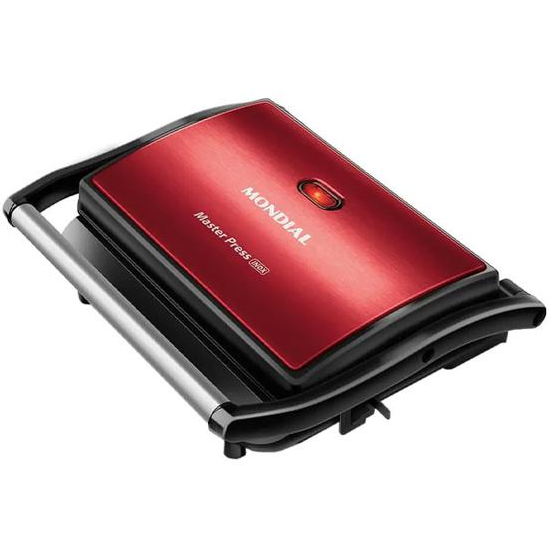 Foto do Produto Grill Mondial Master Press Inox Red PG-01-RC 220V