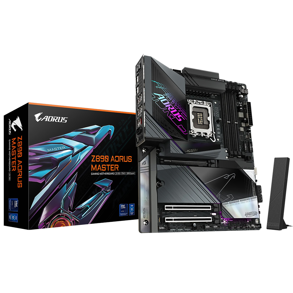 Foto do Produto Placa Mae Gigabyte Z890 AORUS Master Socket LGA 1851 / DDR5