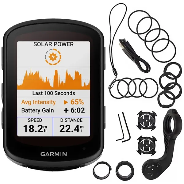 Foto do Produto GPS Esportivo Garmin Edge 840 010-02695-02 de 2.6" com Wi-Fi/Bluetooth - Preto