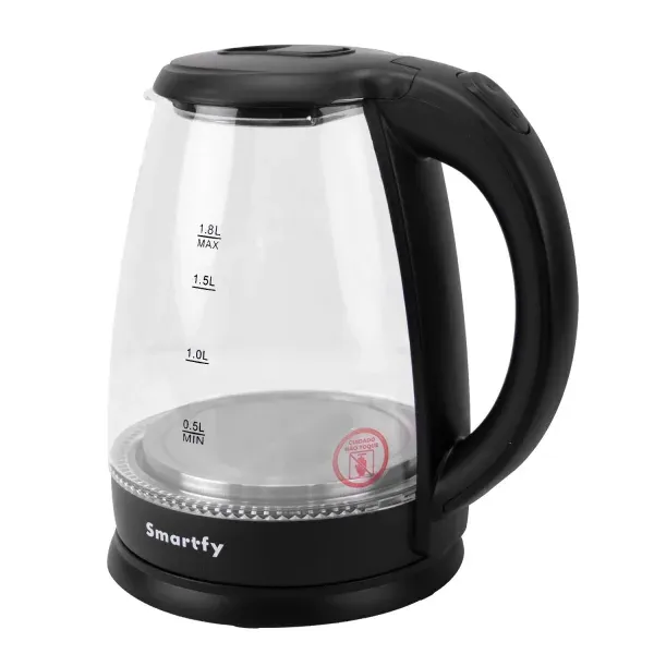 Foto do Produto SMARTFY HERVIDORA ELECTRICA JE01V 1.8L 1100W 110V 60HZ VIDRIO