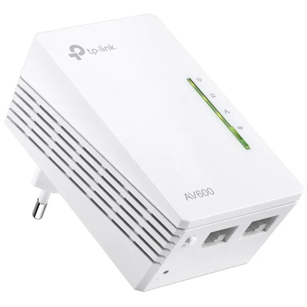 Foto do Produto Extensor de Sinal Wi-Fi TP-Link AV600 Powerline TL-WPA4220 de 300Mbps em 2.4GHz Bivolt - Branco