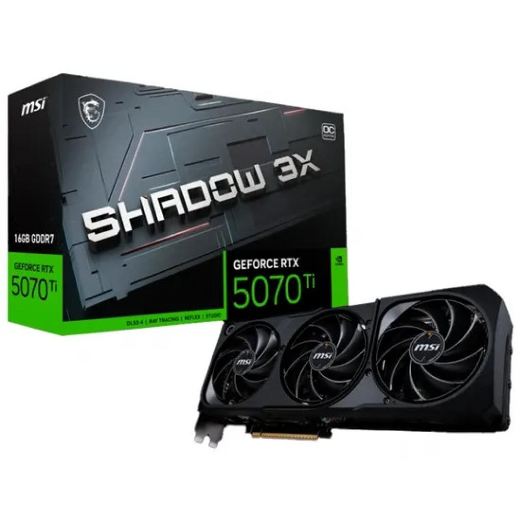 Foto do Produto Placa de Video 16GB EXP. GF-RTX5070TI Msi Shadow 3x Oc 912-V531