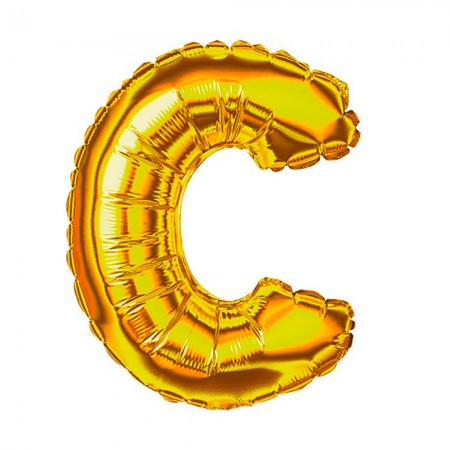 Foto do Produto Balao Letra C Dourado 32 Polegadas