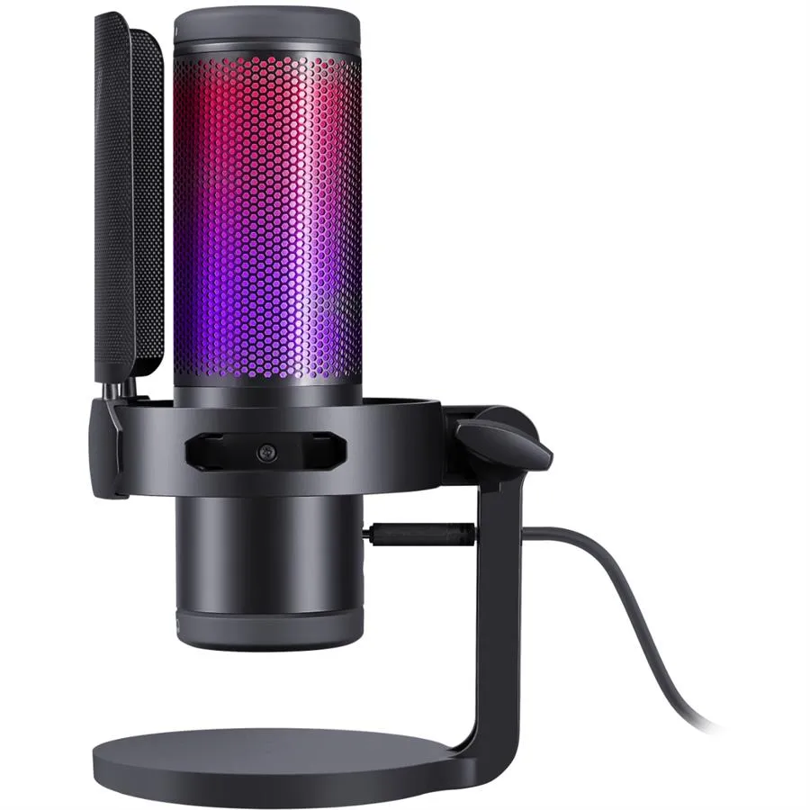 Foto do Produto REDRAGON MICRÓFONO GM301 FENRIS CONDENSER NEGRO