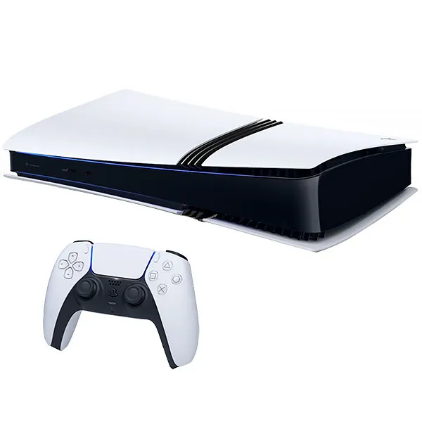 Foto do Produto Console Sony PlayStation 5 Pro Digital Edition 2TB CFI-7019 8K - Branco/Preto