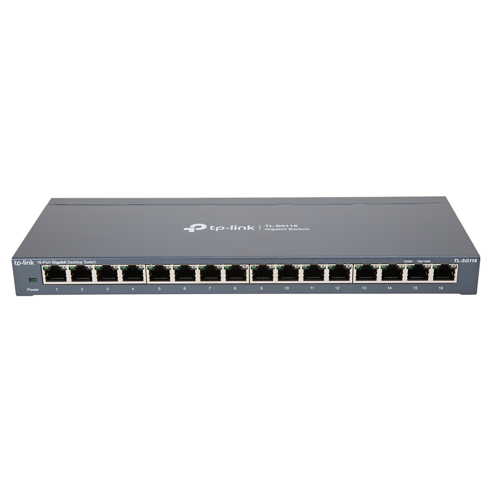 Foto do Produto Hub Switch Tp-link TL-SG116 16 Portas - 10/100/1000Mbps
