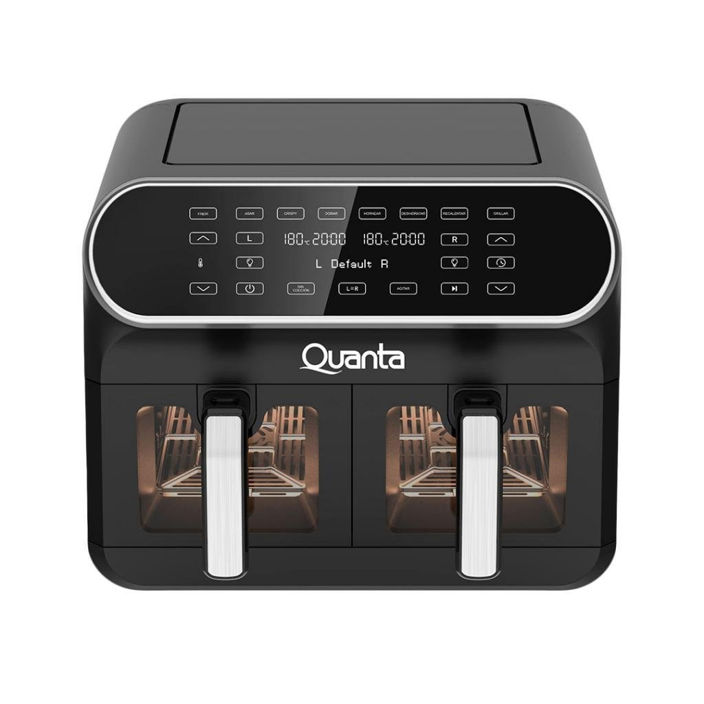 Foto do Produto Fritadeira Elétrica Quanta DueSupreme QTAFS80 - 2400W - 2x4L - 110V - Preto