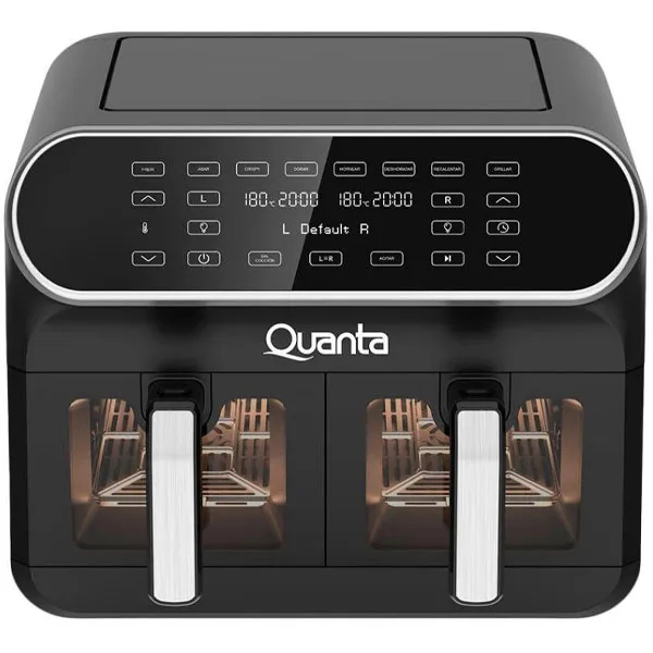 Foto do Produto Fritadeira Elétrica Quanta DueSupreme 8L QTAFS80 2.400 watts 8 Litros 220V ~ 60Hz - Preto