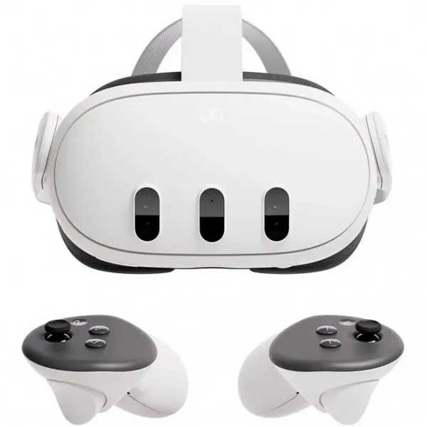 Foto do Produto Óculos de Realidade Virtual Meta Quest 3 512GB com Wi-Fi - Branco