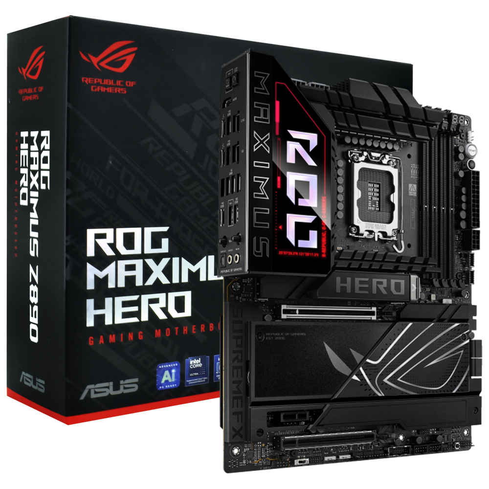 Foto do Produto Placa Mae ASUS ROG Maximus Z890 Hero Socket LGA 1851 / DDR5