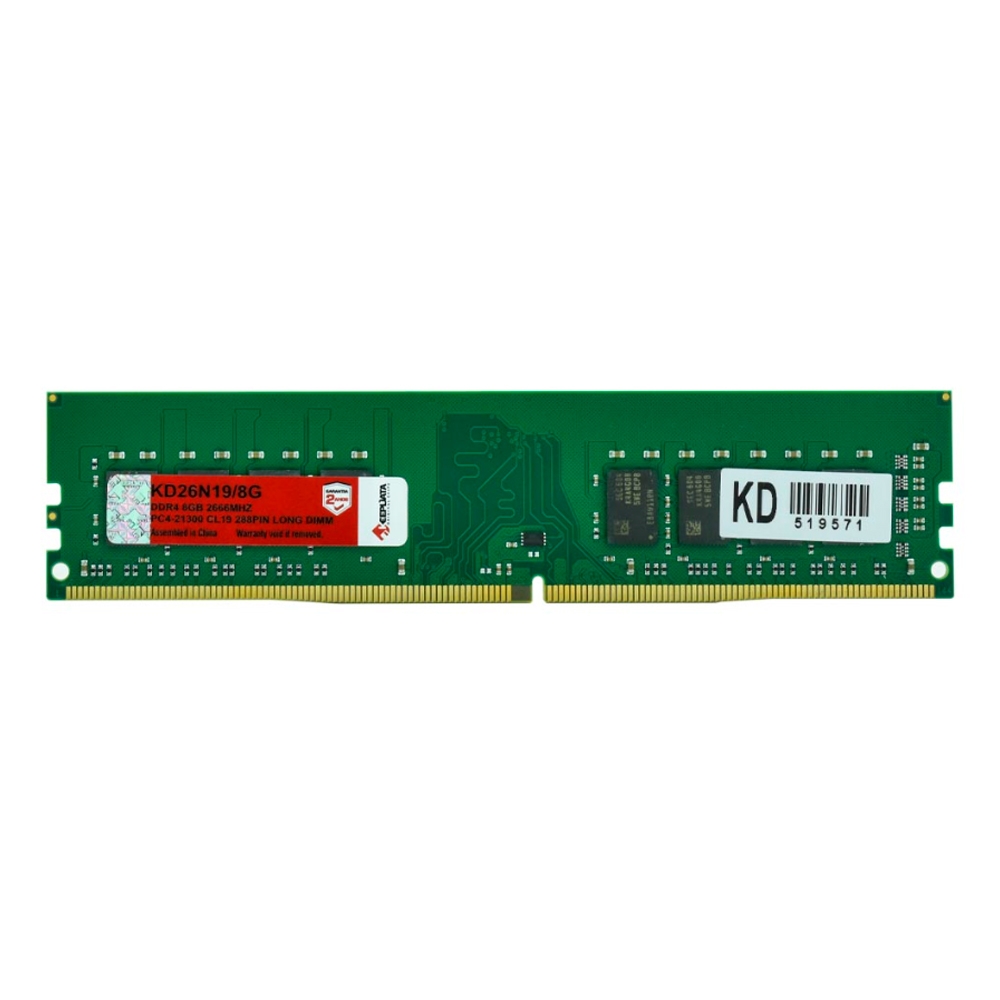Foto do Produto Memória RAM KeepData KD26N19/8G - 8GB - DDR4 - 2666MHz - Para PC