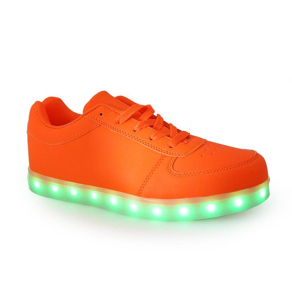 Foto do Produto Tênis Led Gati TXL-43 Neon Laranja N.38