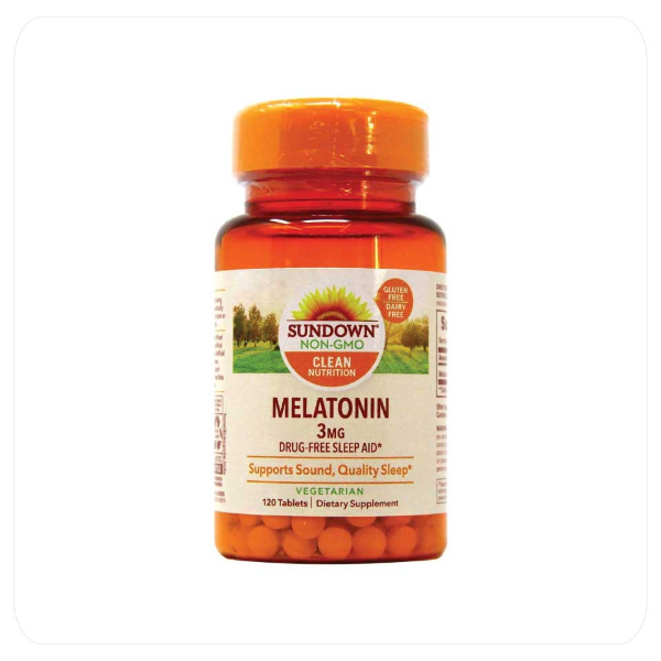 Foto do Produto SUNDOWN NATURALS MELATONIN 3MG 120COMP