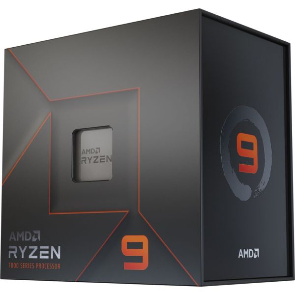 Foto do Produto Processador AMD Ryzen 9 7900X, AM5, 5.6GHz, 76MB, s/Cooler 100-100000589W0 F APU