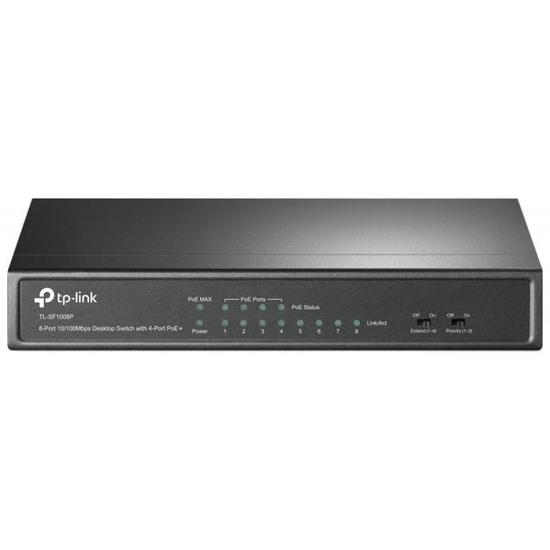 Foto do Produto Switch TP-Link TL-SF1008P - 8 Portas