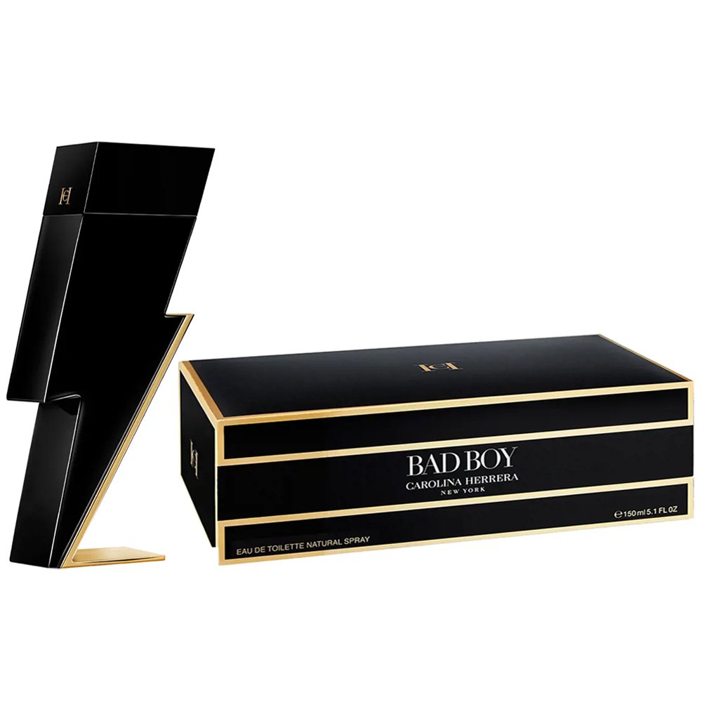 Foto do Produto Perfume Carolina Herrera Bad Boy EDT Masculino - 150ML