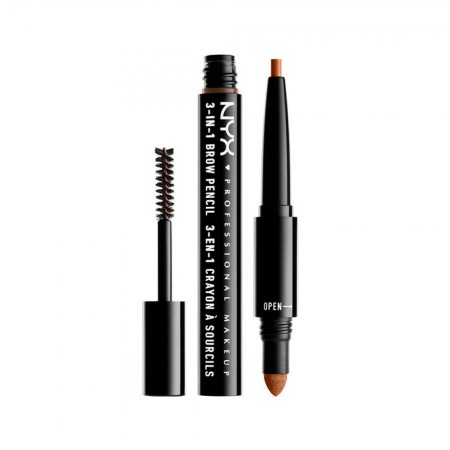 Foto do Produto Kit para Sobrancelha Nyx Brow Pencil 3 em 1 04 Caramel