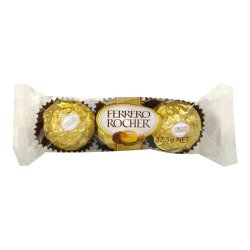 Foto do Produto Bombom Ferrero Rocher Com 03 Unidades
