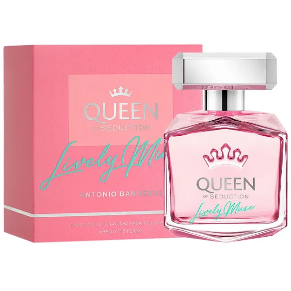 Foto do Produto Perfume Feminino Antonio Banderas Queen of Seduction Lively Muse EDT 50 ml