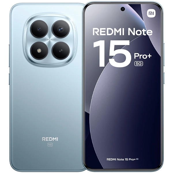 Foto do Produto Celular Xiaomi Redmi Note 15 Pro+ 5G NFC Dual SIM 256GB/8GB RAM de 6.83" 200+8MP/32MP - Glacier Blue (Global)