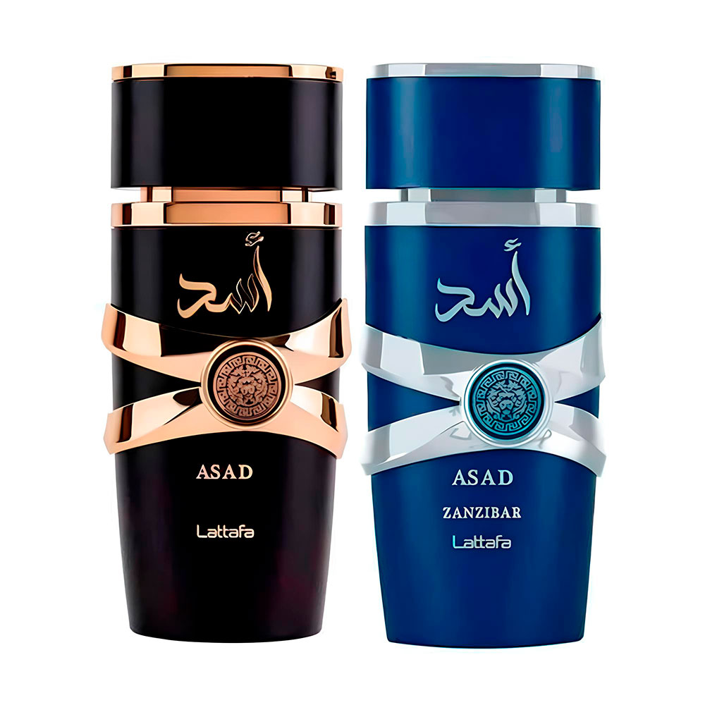 Foto do Produto Kit Lattafa Asad + Asad Zanzibar EDP 2PCS