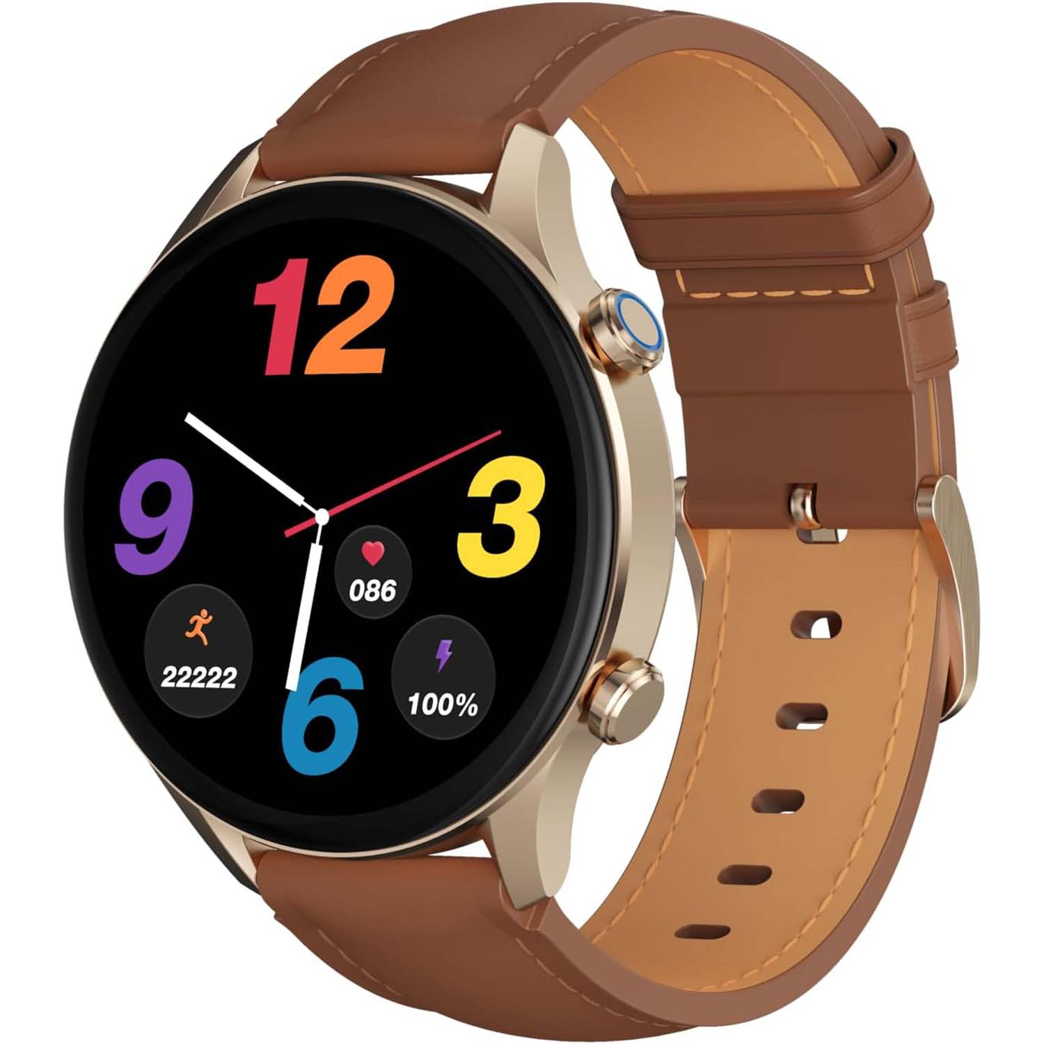 Foto do Produto SmartWatch G-Tide R2 Pro - Bluetooth - Pulseira Extra - Gold