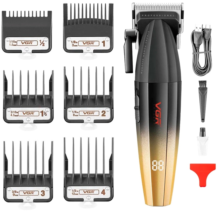 Foto do Produto Cortador de Cabelo Recarregável VGR Voyager Professional Hair Clipper V-003