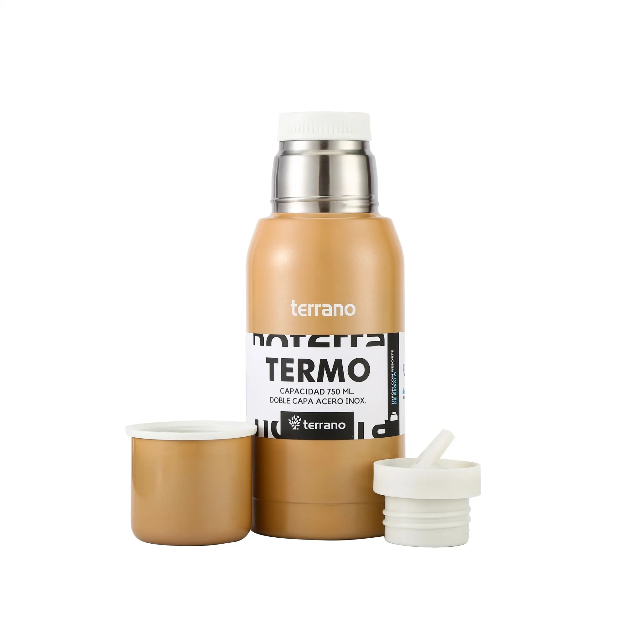 Foto do Produto TERRANO TERMITO ACERO INOX 750ML GOLD