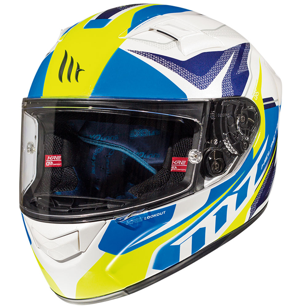 Foto do Produto Capacete MT Helmets KRE Lookout G6 - Fechado - Tamanho XL - Pearl White