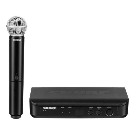 Foto do Produto Microfone Shure BLX24/PG58 Sem Fio
