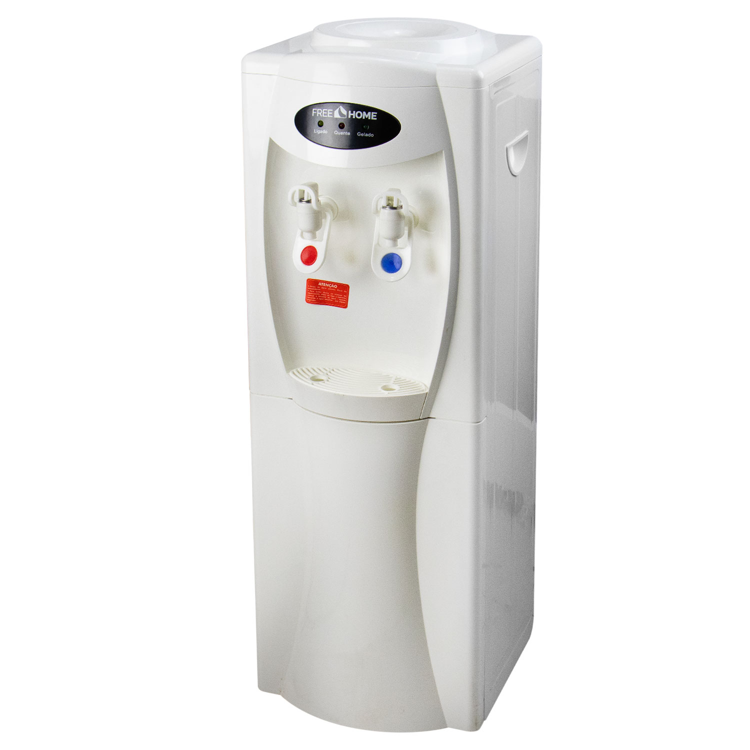 Foto do Produto Bebedouro Elétrico Free Home FR-BP40BG1B - Quente e Frio - 110V - Branco
