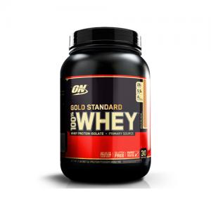 Foto do Produto Gold Standard 100% Whey 2lb (909g) Banana Cream - On