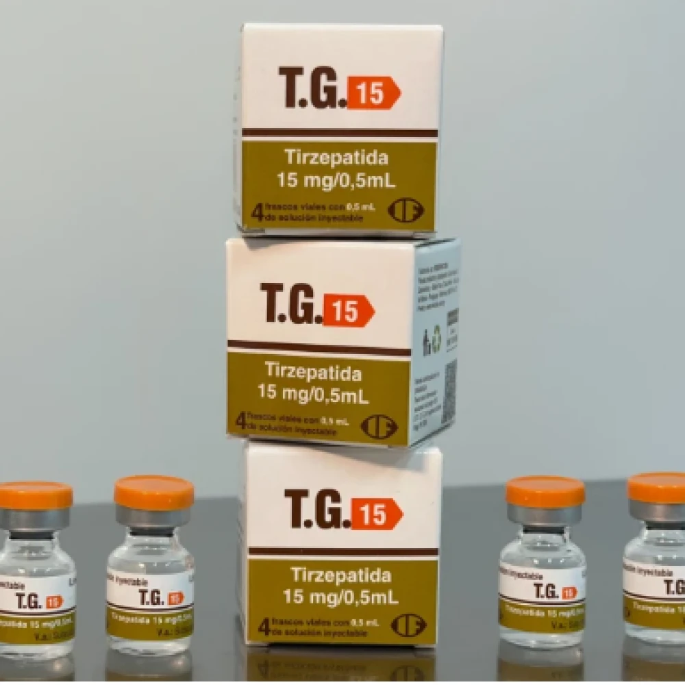 Foto do Produto T.G. 15MG/0,5ML TIRZEPATIDE 4 AMPOLA