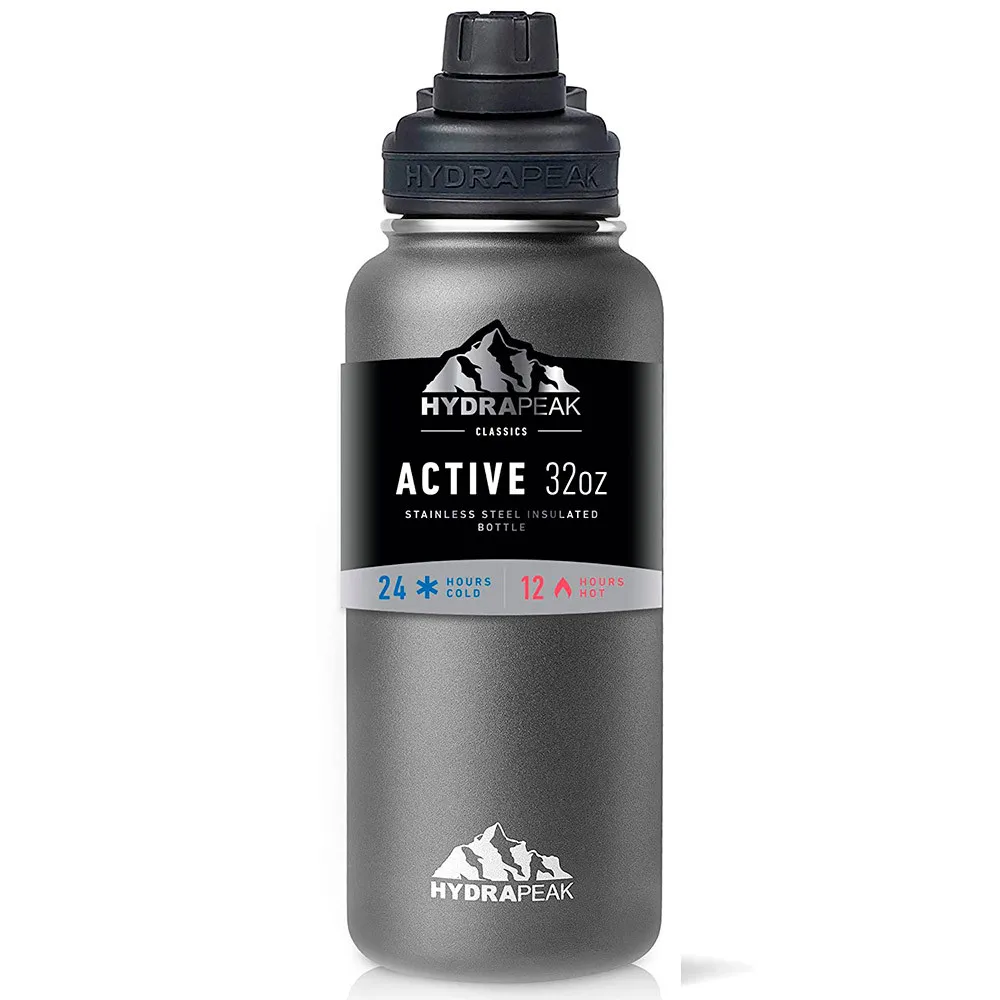 Foto do Produto Garrafa Térmica Hydrapeak HP-WIDE-32-GRAPHITE-CHUG 946ML - Grafite