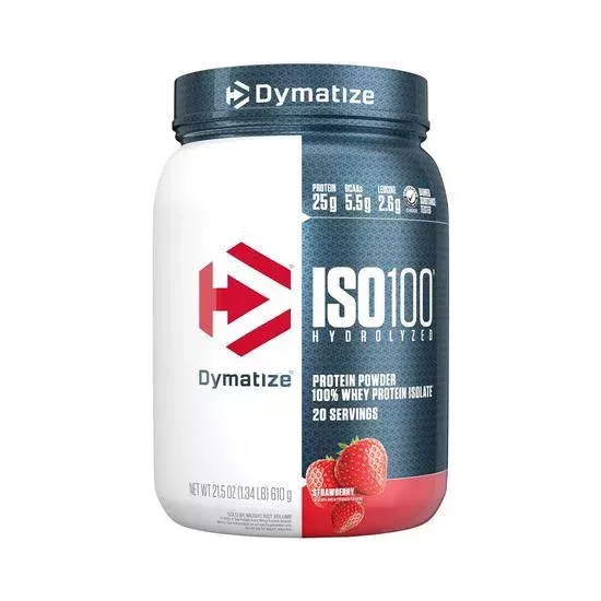 Foto do Produto Whey Dymatize ISO 100 Strawberry 610G