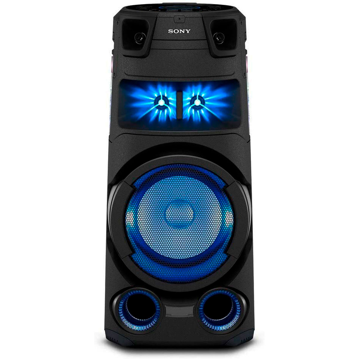 Foto do Produto Caixa de Som Sony MHC-V73D - Bluetooth - CD/DVD - HDMI - USB - FM - Bivolt - Preto