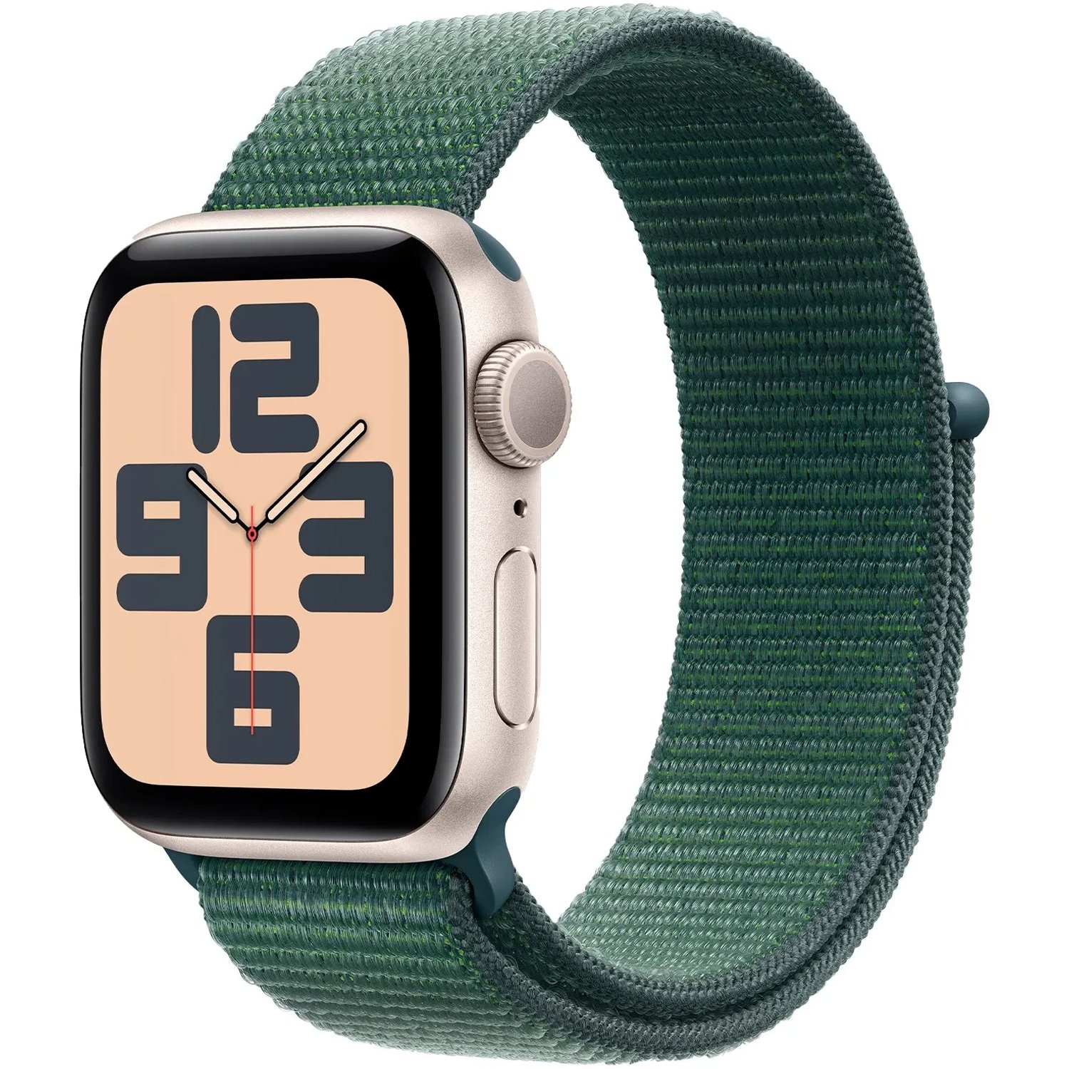 Foto do Produto Apple Watch Se 2 40mm GPS MXEH3LL/A Aluminum Silver/Sport Loop Lake Green