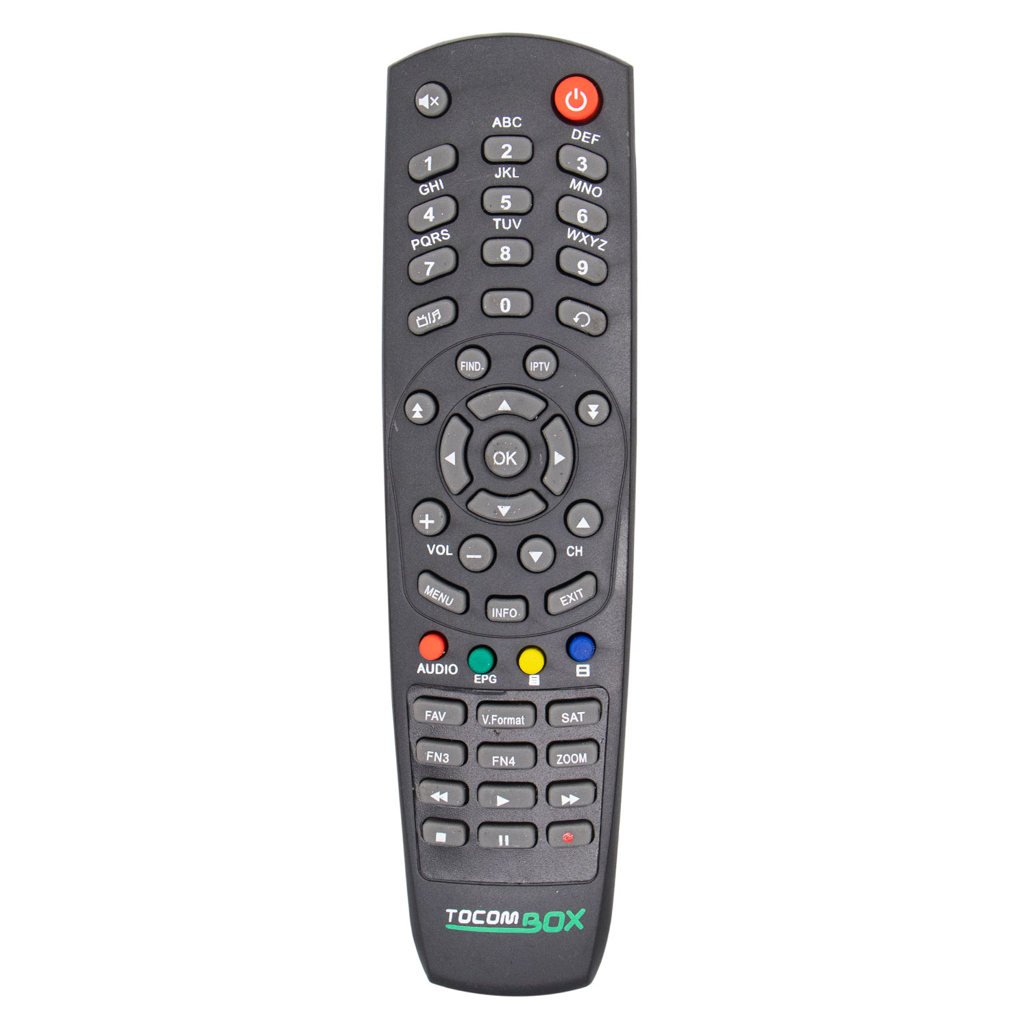 Foto do Produto Controle Remoto - Para Receptor Tocombox - Preto