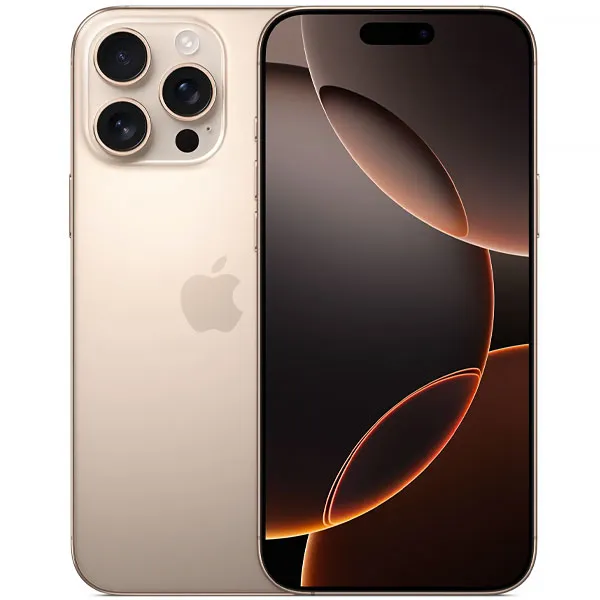 Foto do Produto Apple iPhone 16 Pro Max A3084 eSIM 1TB/8GB RAM de 6.9" 48+48+12MP/12MP - Desert Titanium