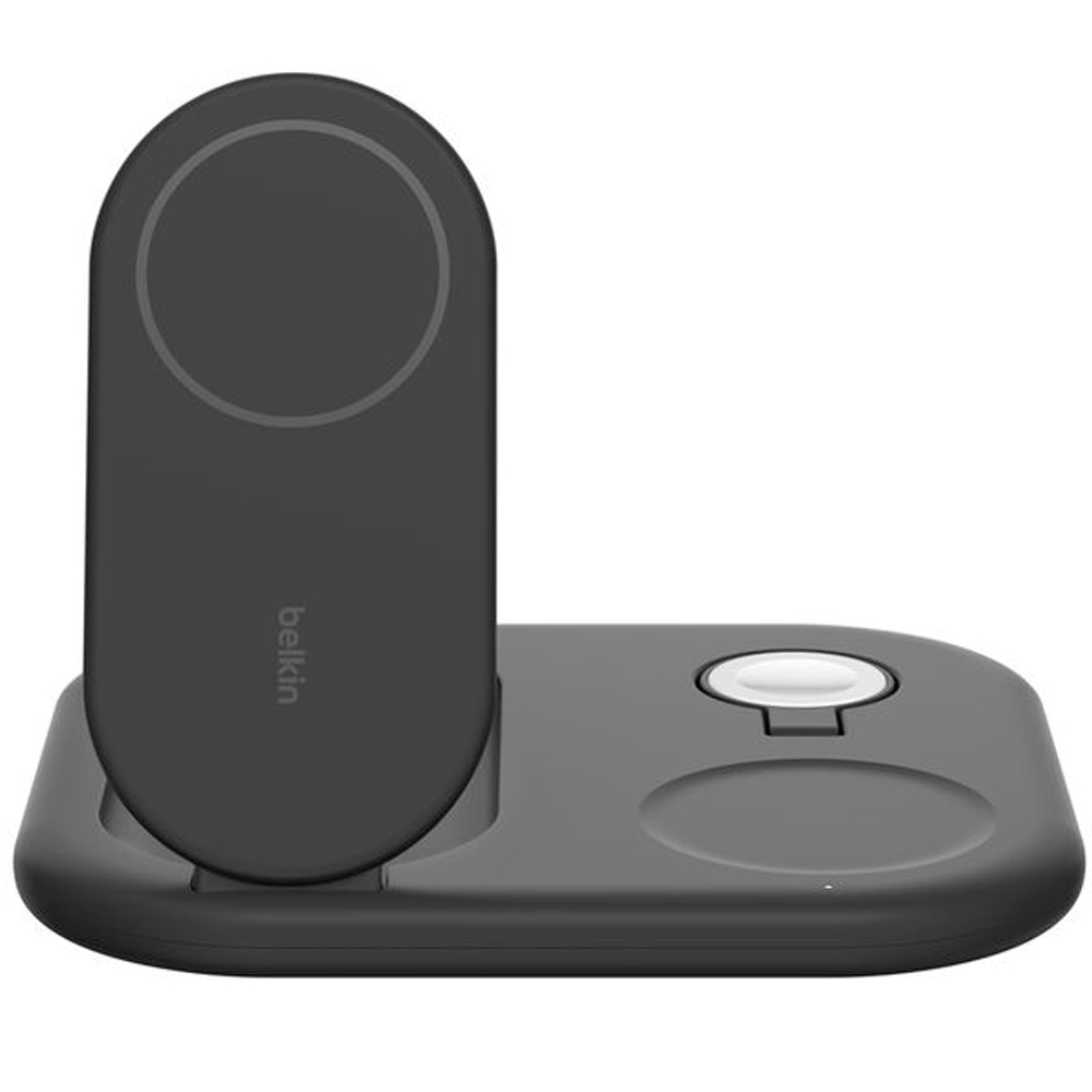 Foto do Produto Carregador Wireless Belkin WIZ029vfBK 3-IN-1 15W Boostcharge Qi2 Magsafe - Preto