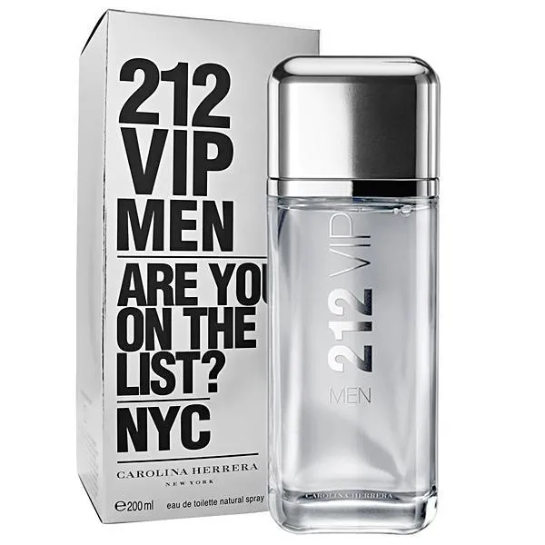 Foto do Produto Perfume Masculino Carolina Herrera 212 Vip Men EDT 200 ml