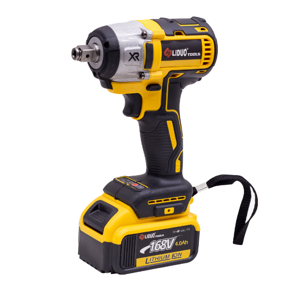 Foto do Produto Parafusadeira Elétrica Liduo 19854 / 168V / 3000RPM - Amarelo/Preto