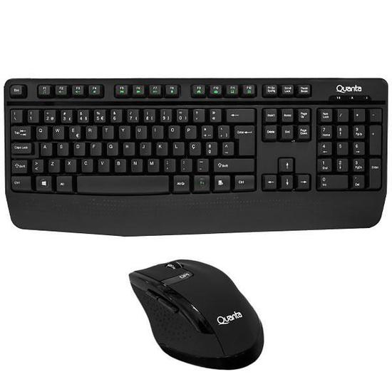 Foto do Produto Teclado Quanta QTKTM12 Wireless Com Mouse